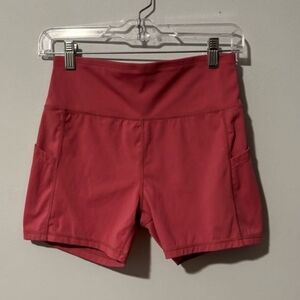 Pink Athletic Bike Shorts Size M